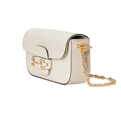 【正品保证 假一罚三 全球专柜可验】【包税】GUCCI/古驰 23新款 女士色白小号皮革-穿范儿