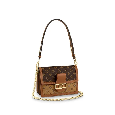 Louis Vuitton/路易威登 LV DAUPHINE老花单肩手提达芙妮链条包 M45958-穿范儿