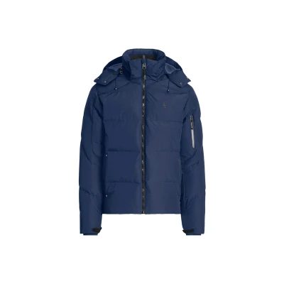 【双色可选】Polo Ralph Lauren 拉夫劳伦 纯色Logo刺绣立领羽绒服连帽夹克外套 男款-穿范儿