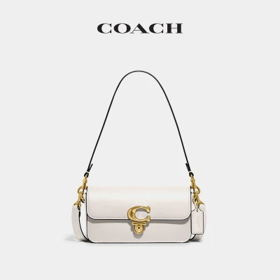 COACH 蔻驰 女士STUDIO BAGUETTE手袋 CE331 B4HA白色-穿范儿