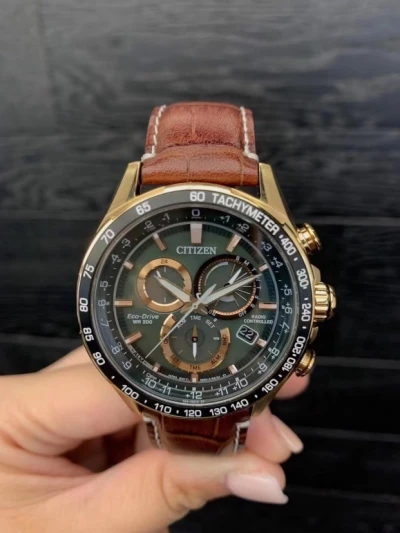 美国直邮 Citizen CB5919-00X西铁城光动能男表无线电控制手表-穿范儿